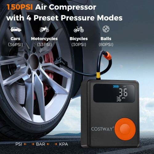 Jump Starter with Air Compressor 2000A 12V Car Battery with 150PSI Digital Tire Inflator Jump Starter with Air Compressor 2000A 12V Car Battery with 150PSI Digital Tire Inflator